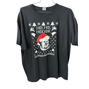 Game‎ of Thrones Hodor Ugly Christmas T-Shirt 2XL Holiday Tee